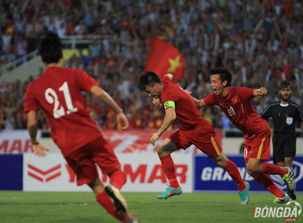 Đội tuyển Việt Nam có chiến thắng thuyết phục trước Syria trong trận giao hữu tối 31/5. Ảnh: Minh Anh.