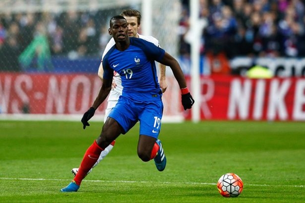 Paul Pogba góp mặt trong danh sách đội tuyển Pháp dự VCK EURO 2016. Ảnh: Internet.