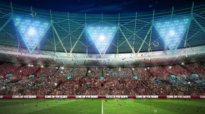 Sân nhà tuyệt đẹp của West Ham mùa giải mới