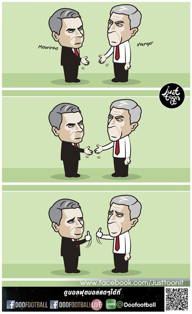 Wenger-Mourinho-2