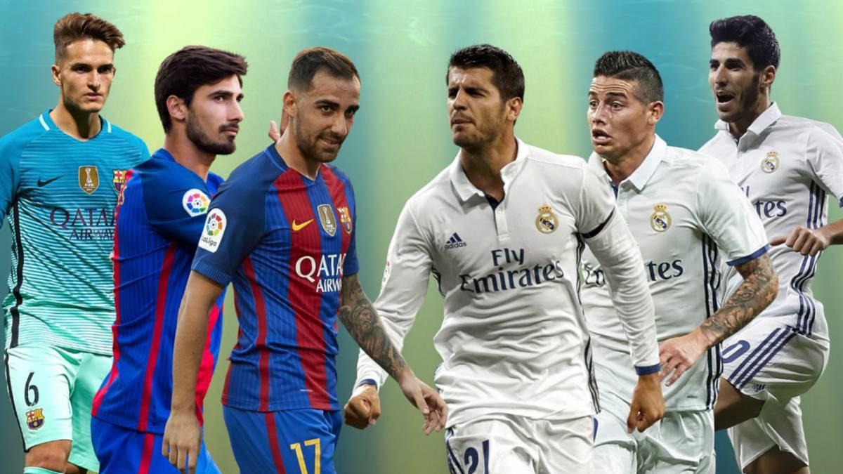 Quân dự bị của Real Madrid đắt hơn Barcelona 56 triệu euro