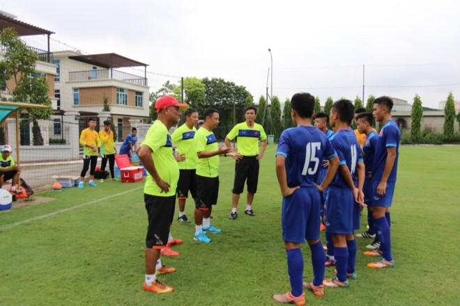 U15 Việt Nam sẵn sàng trước trận đấu với U15 Đài Bắc Trung Hoa