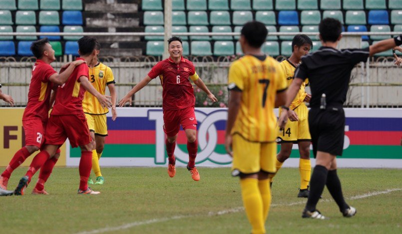 Vùi dập U18 Brunei, U18 Việt Nam khởi đầu như mơ tại giải U18 Đông Nam Á - Bóng Đá
