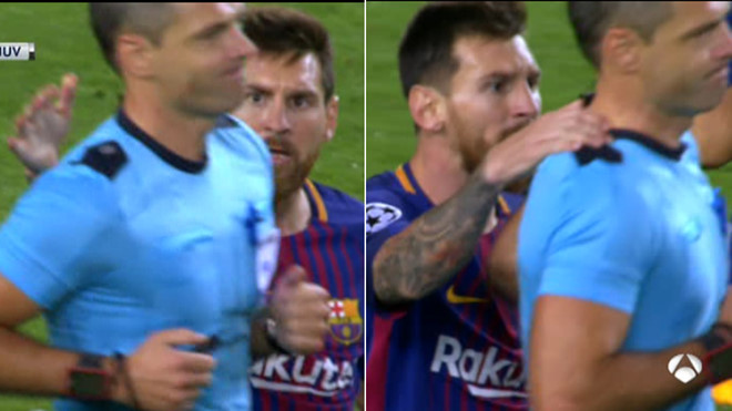 Messi may mắn chỉ phải nhận thẻ vàng trong trận đấu với Juventus