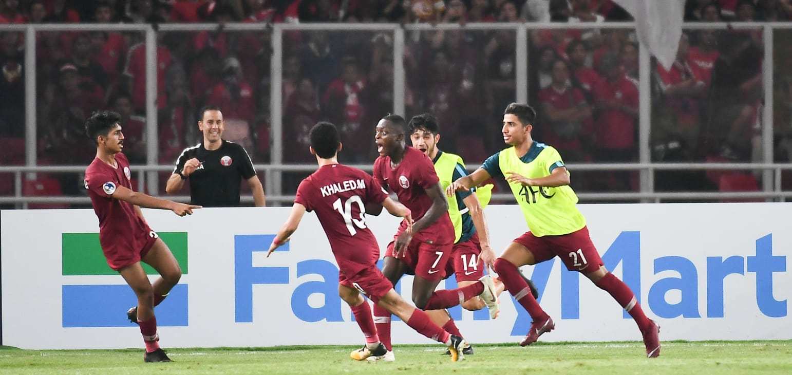 U19 châu Á 2018: U19 Indonesia thua U19 Qatar sau trận cầu điên rồ với 11 bàn thắng