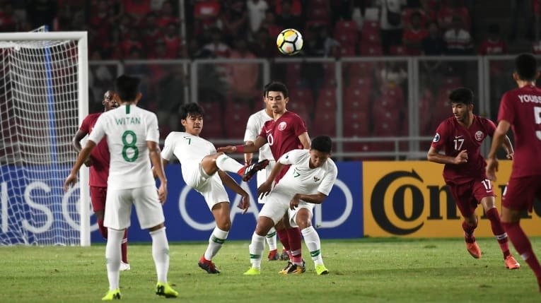 U19 châu Á 2018: U19 Indonesia thua U19 Qatar sau trận cầu điên rồ với 11 bàn thắng - Bóng Đá