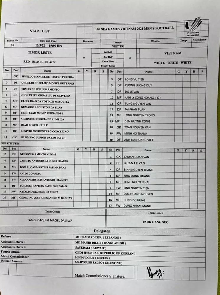 TRỰC TIẾP U23 Việt Nam vs U23 Timor Leste: Thắng để thị uy - Bóng Đá