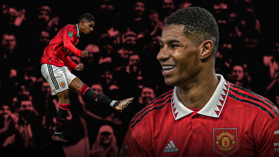 Sau World Cup 2022, Rashford cho thấy phong độ ấn tượng với 7 bàn trong 6 trận. Ở derby Manchester, chân sút 25 tuổi này là niềm hy vọng số một của "Quỷ đỏ" trên hàng công.