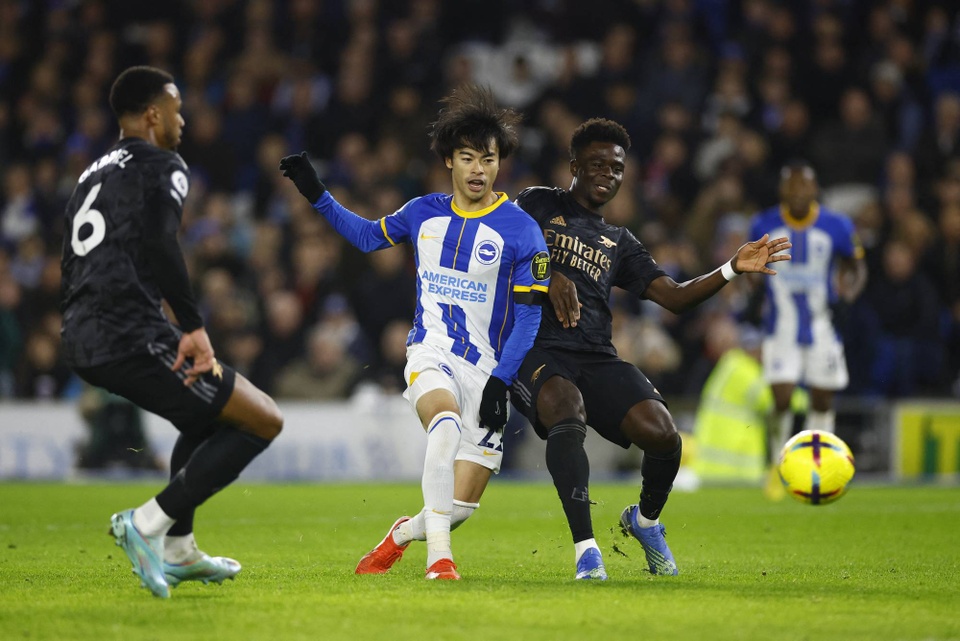 Kaoru Mitoma lại tỏa sáng ở Premier League - Bóng Đá