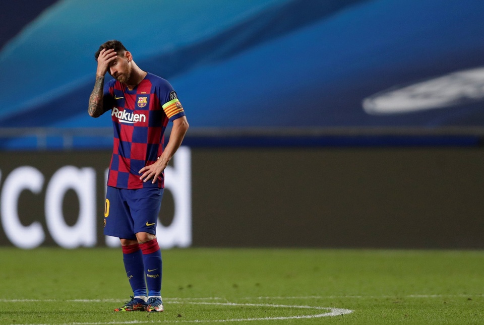 8 mùa Champions League trắng tay của Messi - Bóng Đá