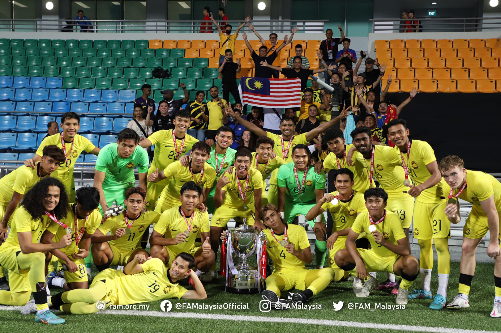 U23 Malaysia ẵm Merlion Cup, tuyên bố lấy Vàng SEA Games 32 - Bóng Đá