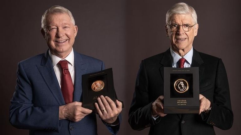 Sir Alex Ferguson và Arsene Wenger được Premier League vinh danh - Bóng Đá