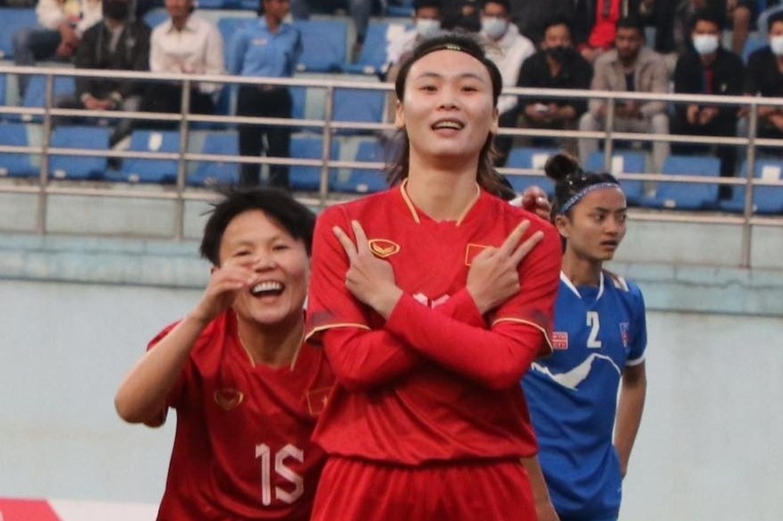 Tuyển nữ Việt Nam thắng Nepal 7-1 ở vòng loại Olympic Paris 2024 - Bóng Đá