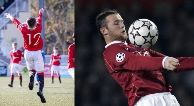 Pha bóng gây sốt của con trai Rooney - Bóng Đá