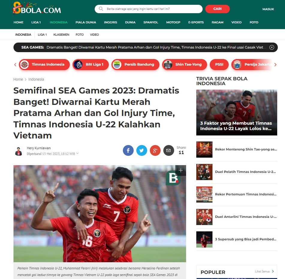 Truyền thông Đông Nam Á ngỡ ngàng về thất bại của U22 Việt Nam - Bóng Đá