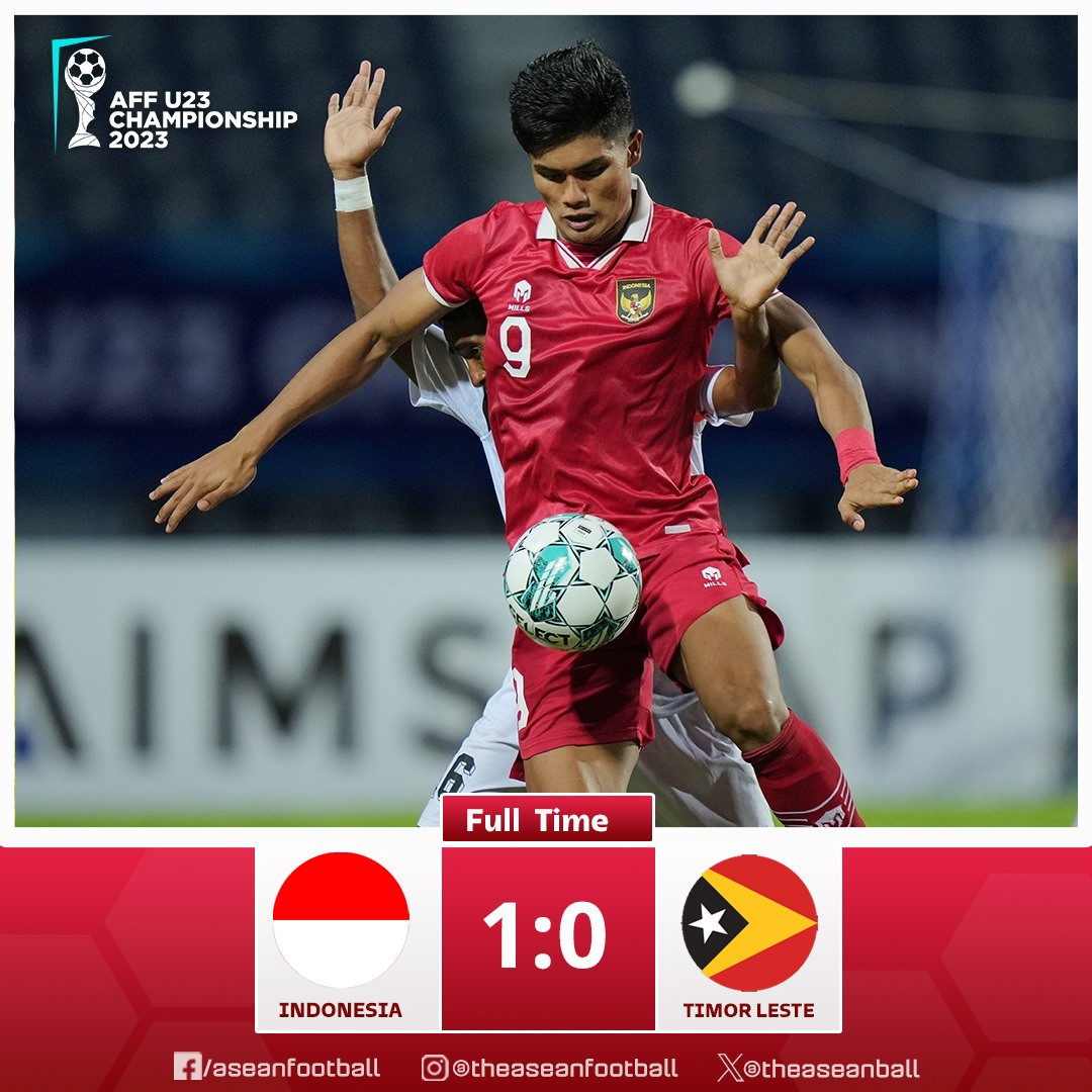 Thắng tối thiểu Timor Leste, U23 Indonesia nguy cơ bị loại sớm - Bóng Đá