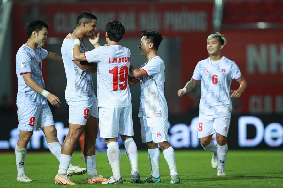 Hải phòng đại thắng Hougang United ngày chia tay AFC Cup - Bóng Đá