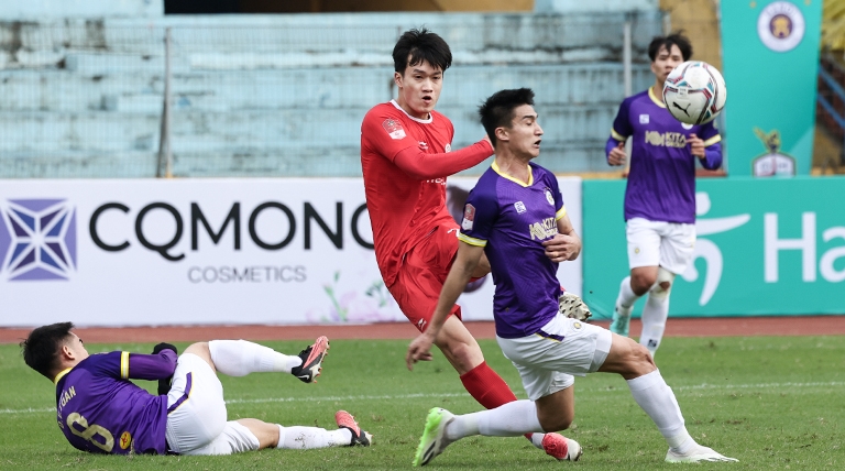 Hoàng Đức đá trọn 90 phút, Thể Công Viettel đả bại Hà Nội FC - Bóng Đá