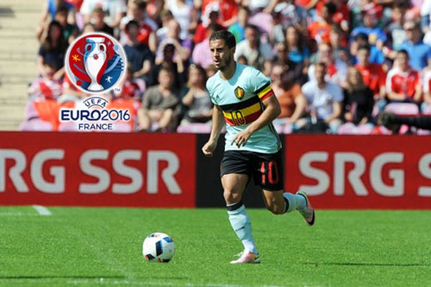 9. Eden Hazard (ĐT Bỉ, 13,3 triệu bảng/năm). Ảnh: Internet.