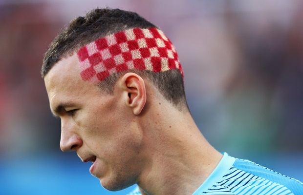 Chiêm ngưỡng kiểu tóc caro cực dị của Ivan Perisic
