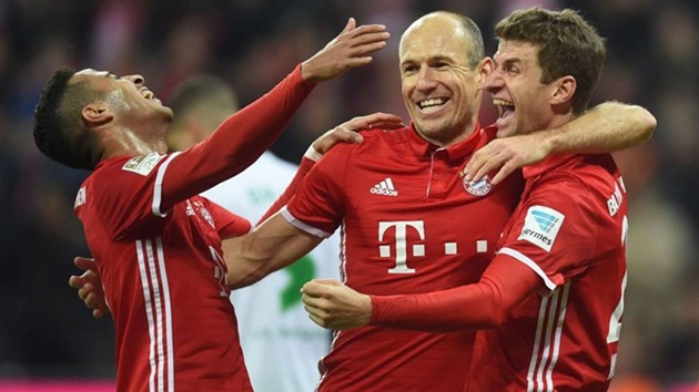 Bayern Munich và những dấu mốc quan trọng trong năm 2016