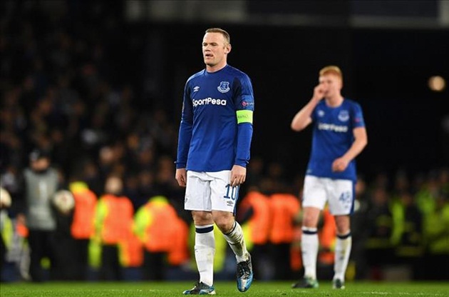 Wayne Rooney nói gì sau trận thua thảm của Everton tại Europa League?