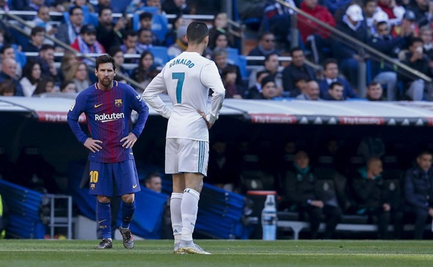 Ronaldo, Messi và những khác biệt khiến Real bị Barca bỏ cách 16 điểm - Bóng Đá