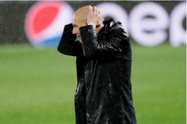 Sự chuẩn bị của Zidane không đem lại hiệu quả.