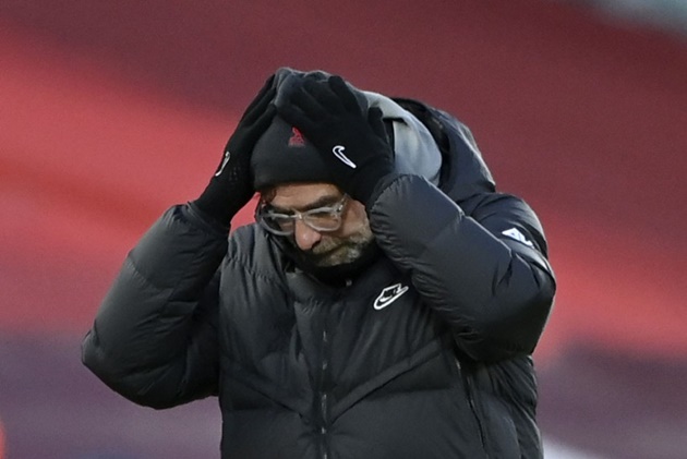 Viễn cảnh tăm tối đang hiện ra trước mắt Jurgen Klopp.