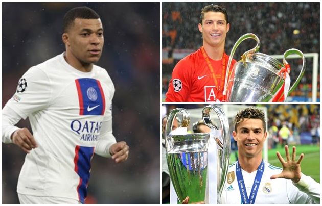 Mbappe có thể đi chung con đường của thần tượng Ronaldo.