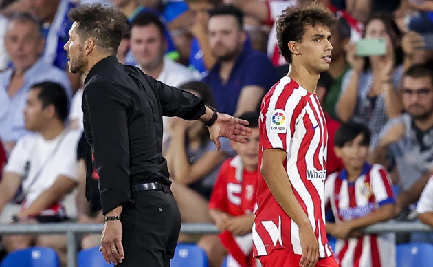 Felix rơi vào tình cảnh khó chịu tại Atletico.