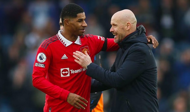 Rashford có thể chơi tốt ở vị trí tiền đạo cắm.