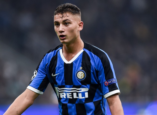 Sebastiano là sản phẩm của lò đào tạo Inter.