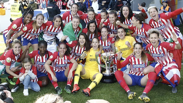 Đội nữ Atletico Madrid giành danh hiệu La Liga - Bóng Đá