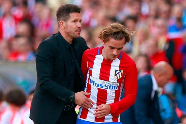 Simeone phản ứng về sự ra đi của Antoine Griezmann - Bóng Đá