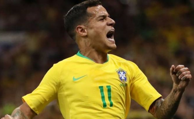 Coutinho tỏa sáng trong màu áo Brazil - Bóng Đá