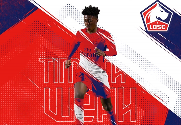 Timothy Weah gia nhập Lille - Bóng Đá