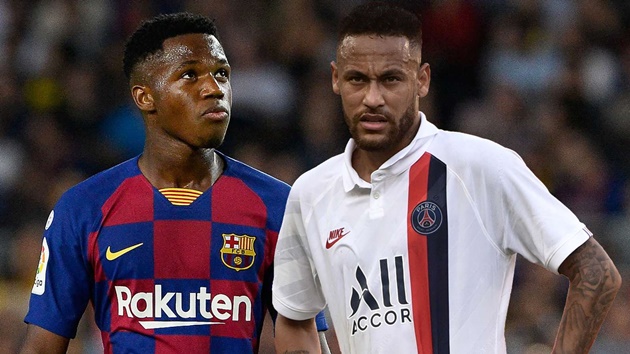 Barcelona don't need to sign Neymar if Fati keeps starring, says Rivaldo - Bóng Đá