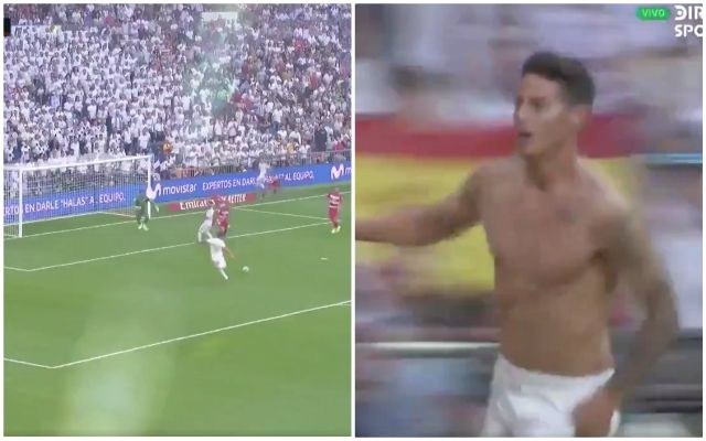 Video: James Rodriguez’s first goal since returning to Real Madrid - Bóng Đá