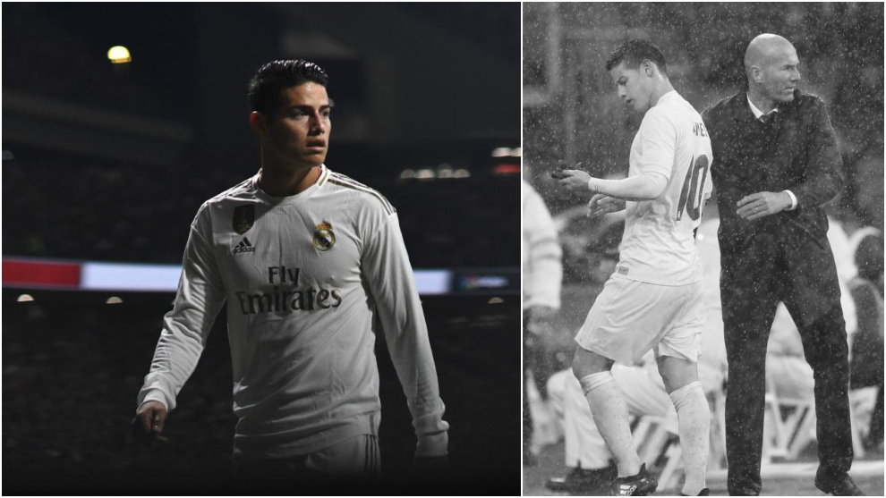 James Rodriguez follows the same path with Zidane as three years ago - Bóng Đá