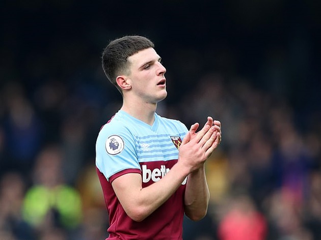 Manchester United 'make £80m-rated Declan Rice their top target for next summer...  - Bóng Đá