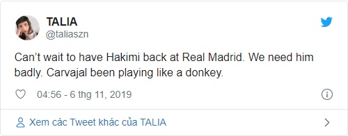 Fan Real muốn Hakimi trở về - Bóng Đá