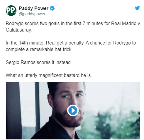 Sergio Ramos Denies Rodrygo The Chance Of A 10 Minute Hat-Trick By Taking Penalty - Bóng Đá