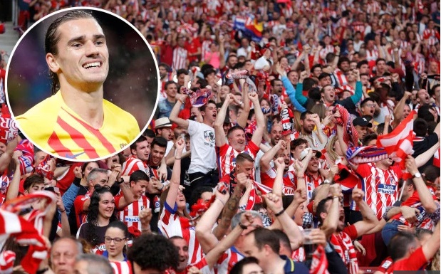 Atletico Madrid 'face stadium closure' after fans aim 'Griezmann die' chants at their former player during defeat by Barcelona at the weekend - Bóng Đá