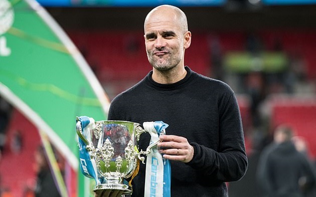 'I definitely could not have imagined it': Pep Guardiola admits surprise at Manchester City's domestic dominance after third-straight Carabao Cup triumph - Bóng Đá