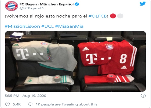 Bayern Munich's tweet that didn't go down well with Barcelona's fans - Bóng Đá