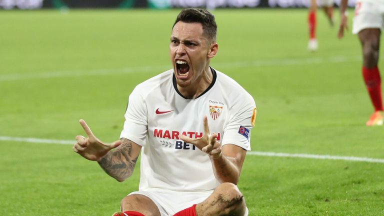 Lucas Ocampos: Wolves interested in Sevilla winger as potential Adama Traore replacement - Bóng Đá