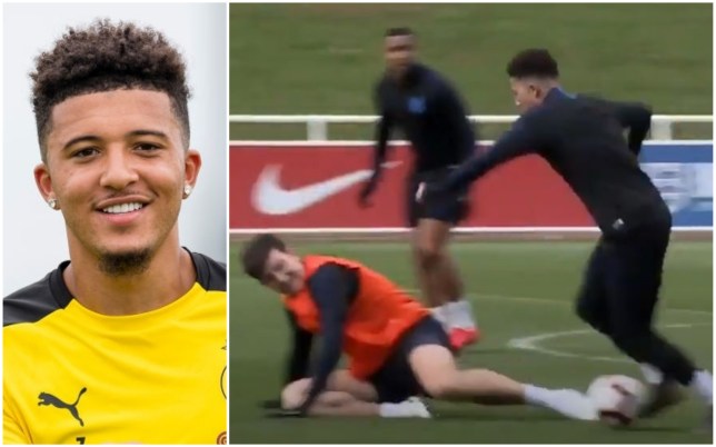 Jadon Sancho ‘shocked’ after embarrassing Manchester United captain Harry Maguire in England training   - Bóng Đá