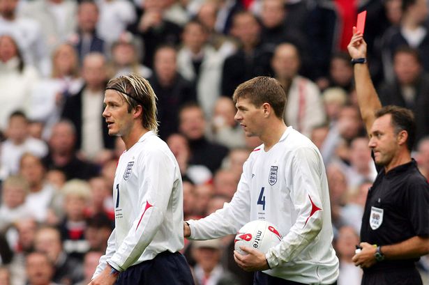 Maguire, Rooney, Beckham: Which players have been sent off for England? - Bóng Đá