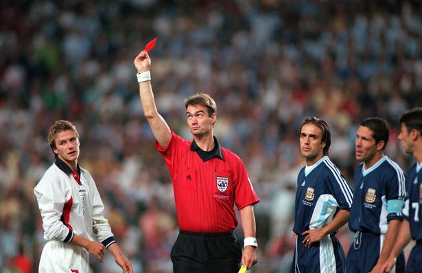 Maguire, Rooney, Beckham: Which players have been sent off for England? - Bóng Đá